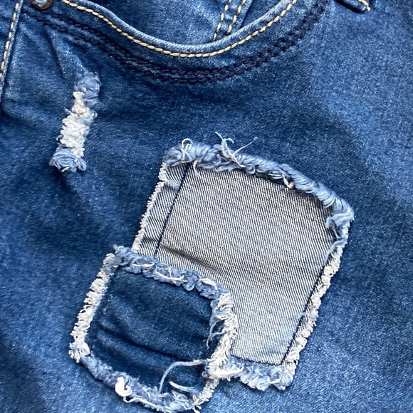 Girls Vigoss Denim Shorts Size 14 Blue - Picture 3 of 7